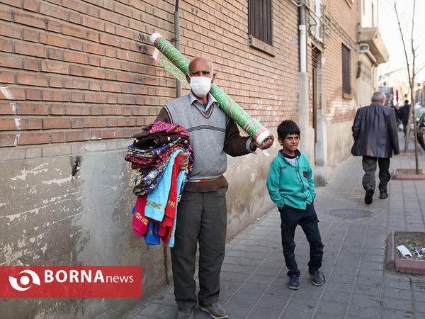 آتش سوزی انبار پنبه در خیابان مولوی تهران