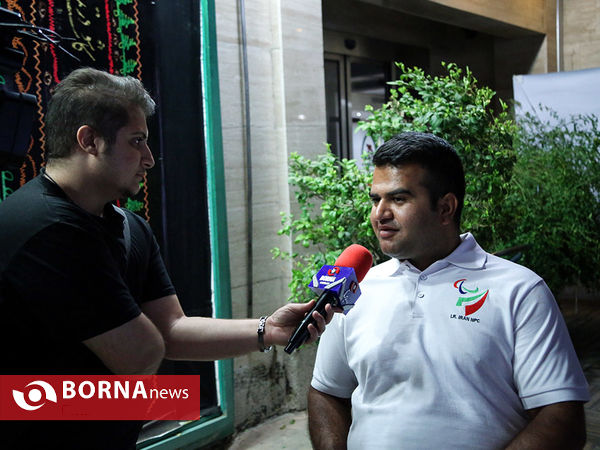بدرقه ورزشکاران جانبازان و معلولان مسابقات پاراآسیایی