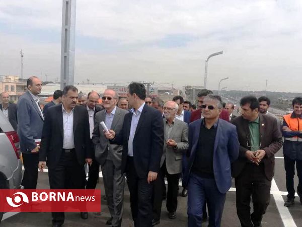 افتتاح پل ورودی غیر همسطح شهرستان قدس