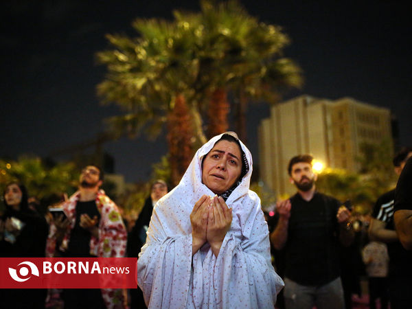 مراسم احیاء شب بیست ویکم ماه مبارک رمضان - میدان فلسطین