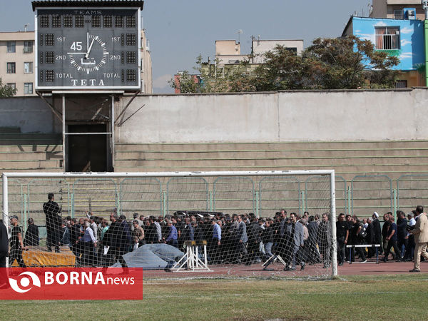 تشییع پیکر جعفر کاشانی پیشکسوت فوتبال