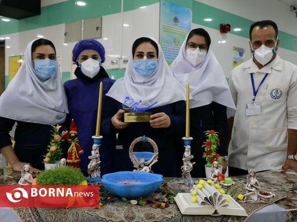 سال نو در کنار کادر درمان جنوب غرب خوزستان