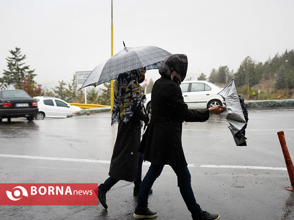 باران پاییزی تهران