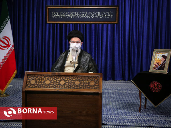 ارتباط تصویری رهبر انقلاب با جلسه هیئت دولت