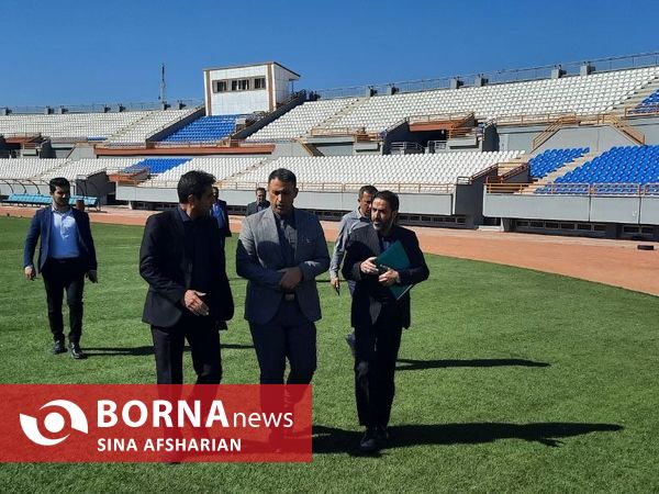 بازدید مدیرعامل شرکت توسعه و نگهداری اماکن ورزشی از ورزشگاه‌های استان آذربایجان‌غربی
