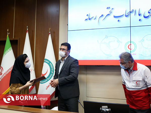 بازدید خبرنگاران از سازمان امداد و نجات جمعیت هلال احمر