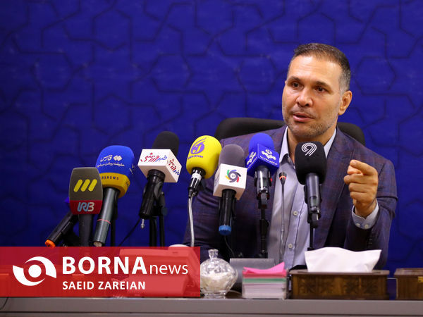 نشست خبری مدیرعامل سازمان ورزش شهرداری تهران