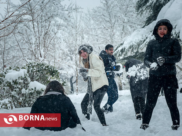 بارش برف در تهران-۴
