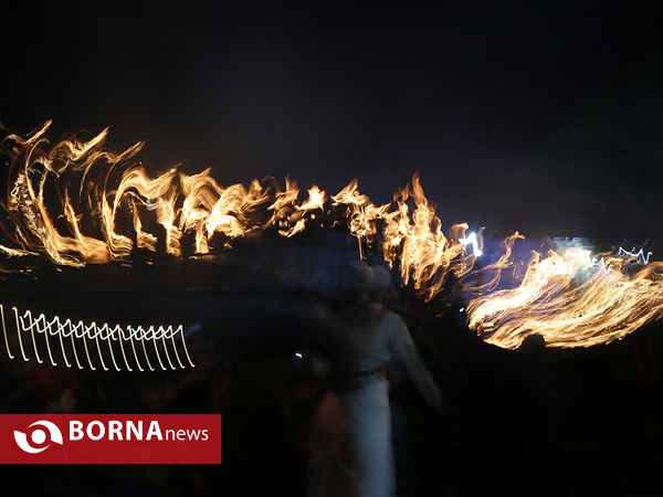 مشعل‌گردانی اعراب مقیم شهر‌ری