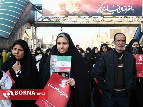 تشییع پیکر سردار شهید حاج قاسم سلیمانی در تهران