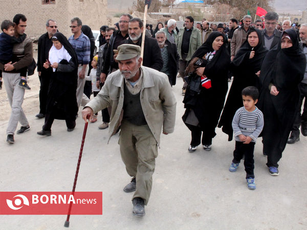 بزرگترین گردهمایی عزاداران رضوی فارس در شهرستان بوانات