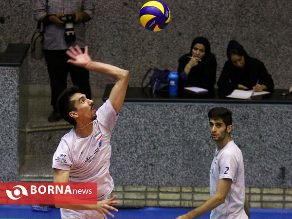 آخرین تمرین تیم ملی والیبال قبل از مسابقات جام جهانی