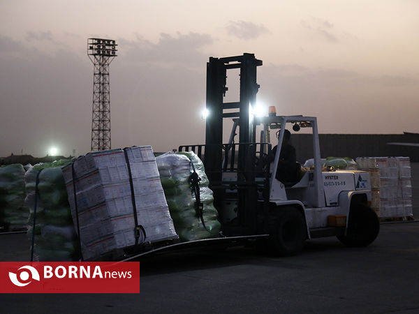 ارسال محموله بشر دوستانه جمعیت هلال احمر به افغانستان