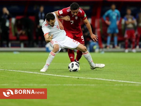 دیدار تیم های ملی فوتبال ایران - اسپانیا