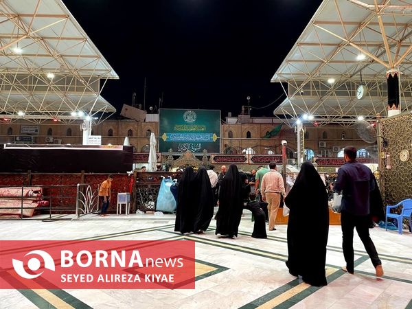 حرم حضرت علی(ع) در شب اربعین حسینی