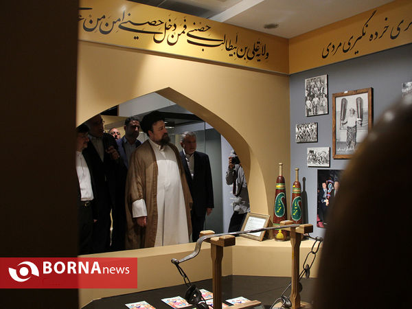 بازدید سید حسن خمینی از موزه ورزش