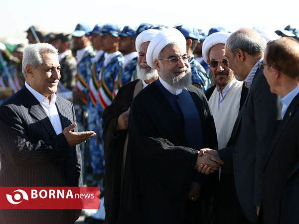 ورود رئیس جمهوری  به استان همدان