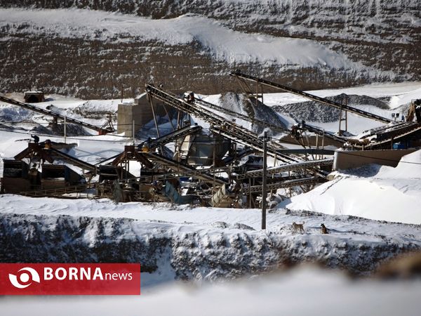 برف در غرب تهران