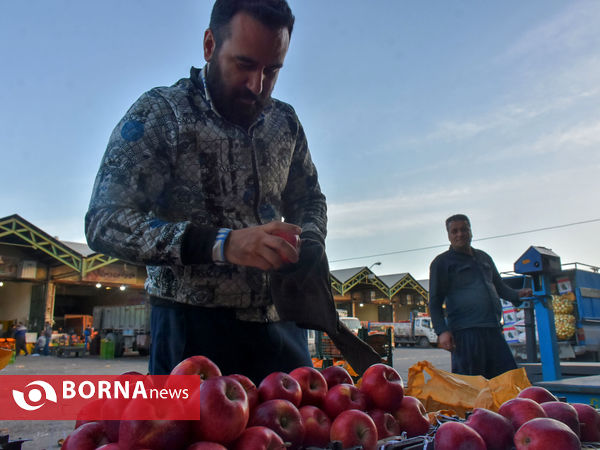 میدان میوه و تره بار در روزهای پایانی سال