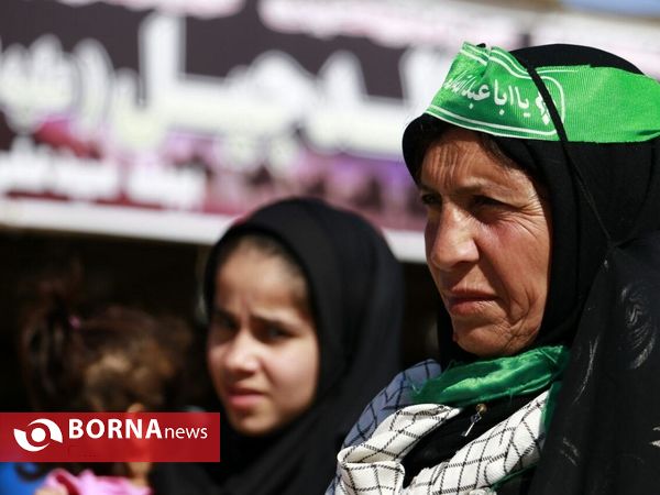 نمای نزدیک اربعینیون شلمچه