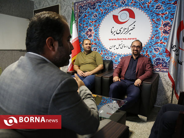 حضور حجت نظری در خبرگزاری برنا