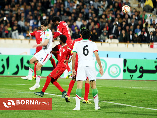 دیدار تیم های ملی ایران و عمان