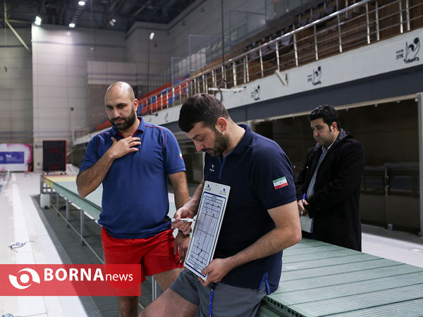 تمرین تیم ملی واترپلو