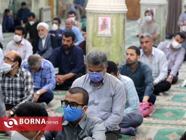 برگزاری نخستین نمازجمعه پس از شیوع کرونا_ لاهیجان