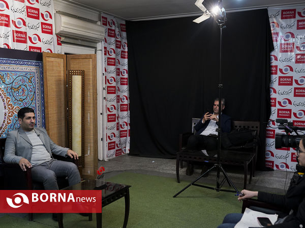 حضور سید مجتبی حسینی در خبرگزاری برنا