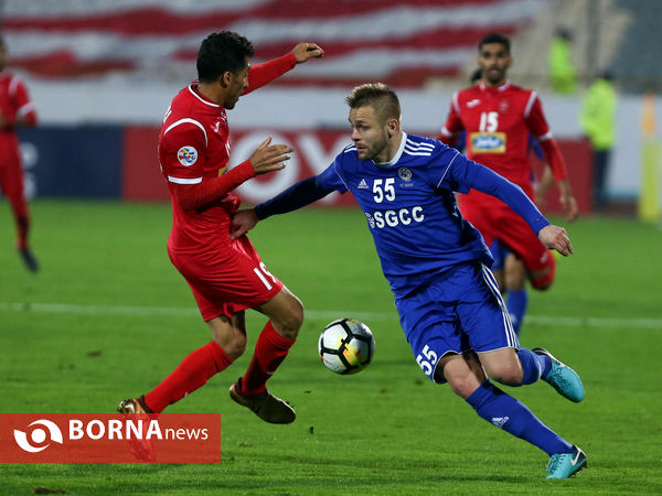 دیدار تیم های فوتبال  پرسپولیس- نسف قارشی ازبکستان