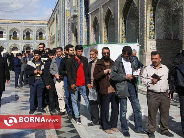 انتخابات مجلس یازدهم در حوزه های رای‌گیری مشهد