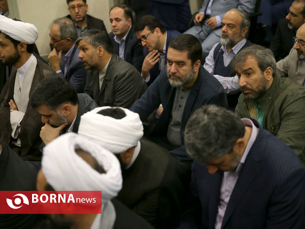 دیدار مسئولان نظام و میهمانان کنفرانس وحدت اسلامى‌ با رهبر انقلاب