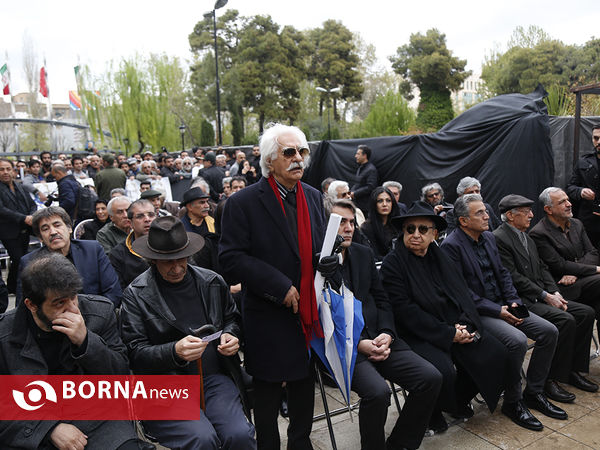 تشییع پیکر مرحوم جمشید مشایخی