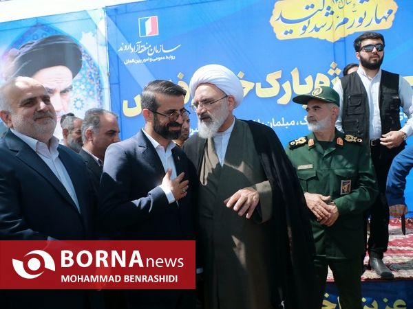 مراسم کلنگ زنی پارک 20 هکتاری خلیج فارس آبادان