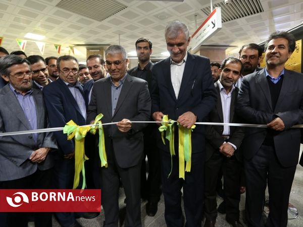 آیین افتتاح ایستگاه کاوه خط یک مترو شیراز