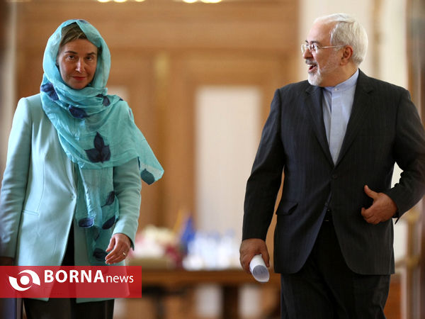 دیدار محمد جواد ظریف و فدریکا موگرینی