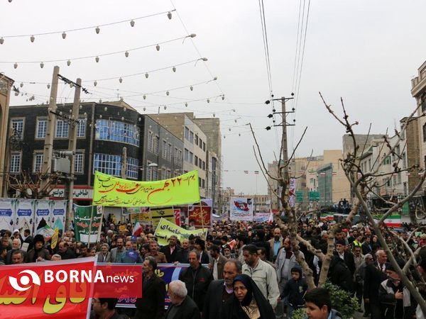 راهپیمایی ۲۲ بهمن - شهرستان قدس