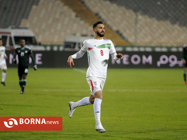 دیدار تیم های فوتبال ایران - امارات