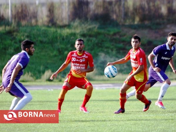 دیدار دوستانه فوتبال سپیدرود- فولاد اهواز