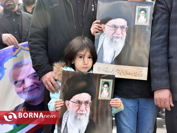 راهپیمایی مردم اگر در پی شهادت سردار قاسم سلیمانی