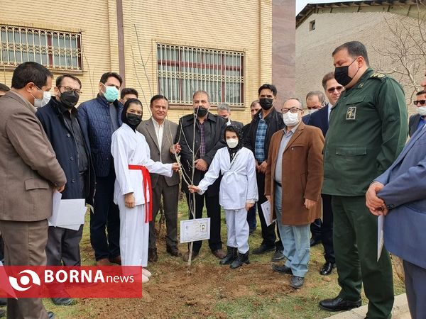 مراسم روز درختکاری جامعه ورزش آذربایجان‌غربی با حضور مازیار ناظمی