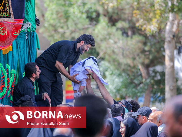 مراسم نخل گردانی و عزاداری در خمین