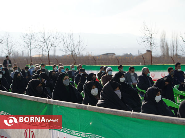 آیین رونمایی از المان شهید محسن فخری زاده