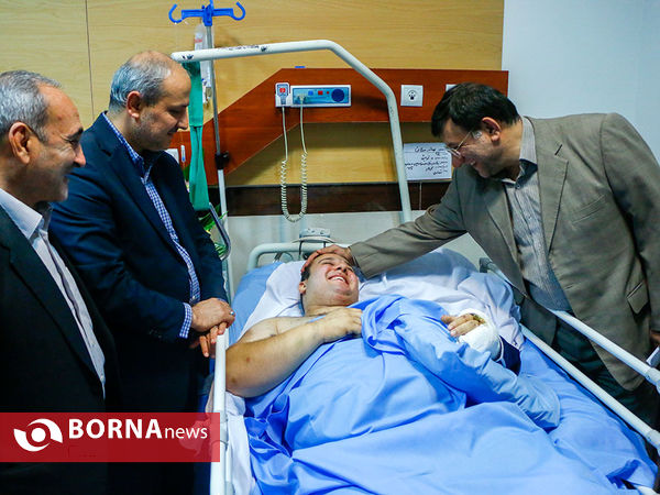 عیادت معاون وزیر ورزش و جوانان از بهادر مولایی