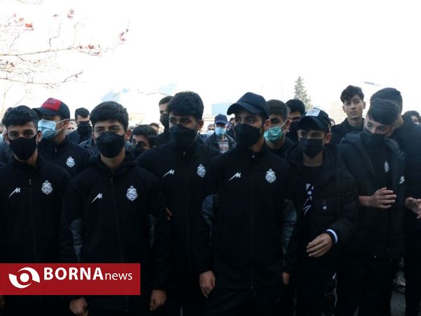 مراسم تشییع پیکر، علیرضا حسنی مقدم، مربی تیم نونهالان ملوان بندرانزلی