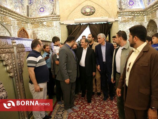 حضور جهانگیری در شاهچراغ