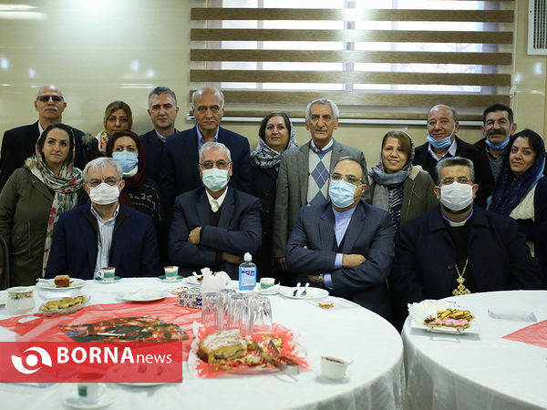 دیدار سخنگوی دولت با خیرین ارامنه در کلیسای ارامنه وارطان مقدس