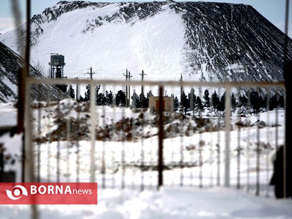 برف در غرب تهران