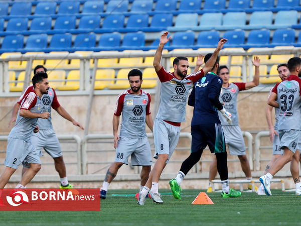 تمرین تیم فوتبال پرسپولیس تهران