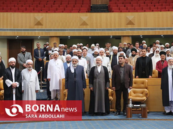 دیدار علما و نخبگان اهل سنت با رییس جمهور